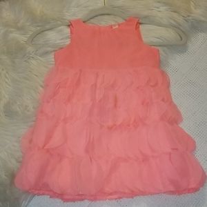 Perfectly Peach Scalloped Princess Dress